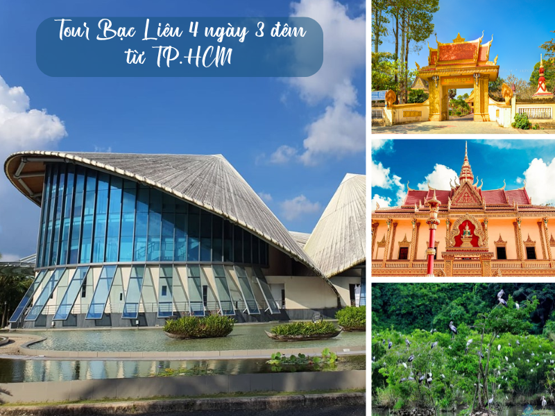 Tour Bạc Liêu 4 ngày 3 đêm từ TP.HCM