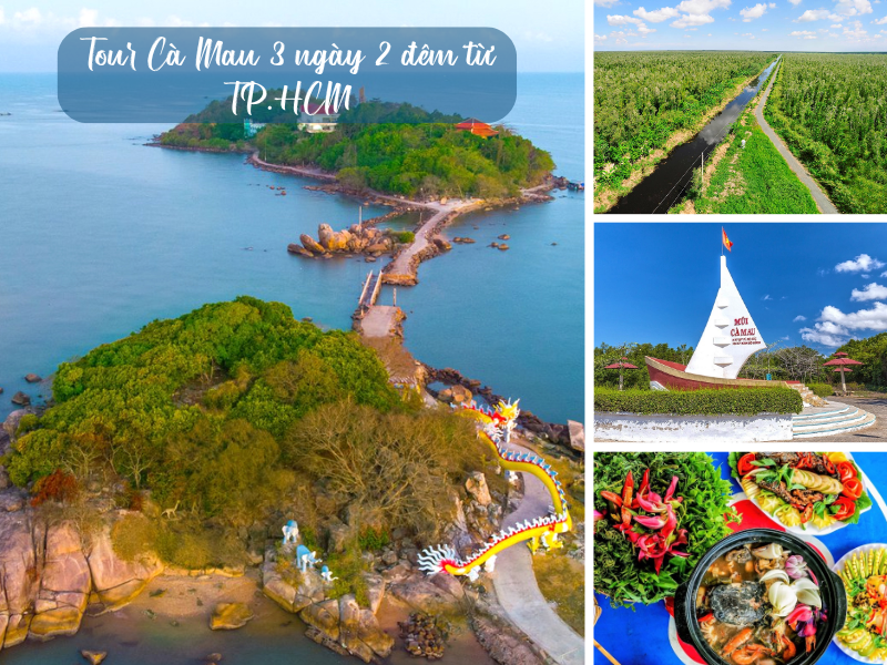 Tour Cà Mau 3 ngày 2 đêm từ TP.HCM