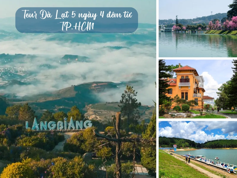 Tour Đà Lạt 5 ngày 4 đêm từ TP.HCM