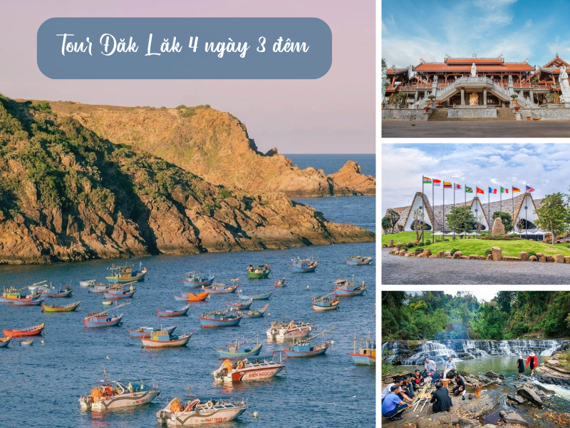 Tour Đăk Lăk 4 ngày 3 đêm