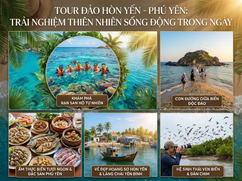 Tour Hòn Yến Phú Yên 1 Ngày