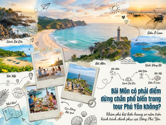 Bãi Môn có phải điểm dừng chân phổ biến trong tour Phú Yên không?