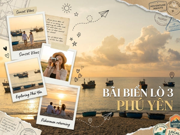 Bãi biển Lò 3 Phú Yên
