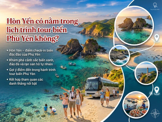 Hòn Yến có nằm trong lịch trình tour biển Phú Yên không?