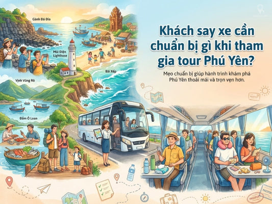 Khách say xe cần chuẩn bị gì khi tham gia tour Phú Yên?