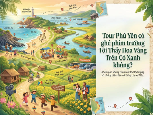 Tour Phú Yên có ghé phim trường "Tôi Thấy Hoa Vàng Trên Cỏ Xanh" không?