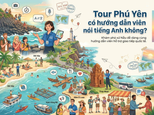 Tour Phú Yên có hướng dẫn viên nói tiếng Anh không?