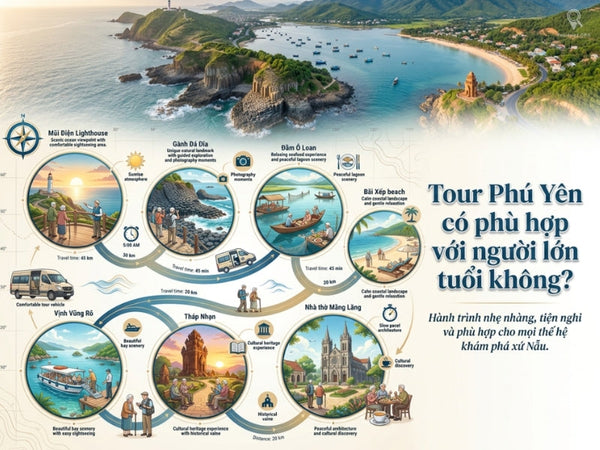 Tour Phú Yên có phù hợp với người lớn tuổi không?