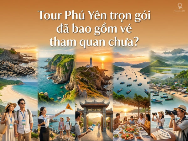 Tour Phú Yên trọn gói đã bao gồm vé tham quan chưa?