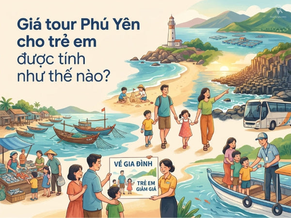 Giá tour Phú Yên cho trẻ em được tính như thế nào?