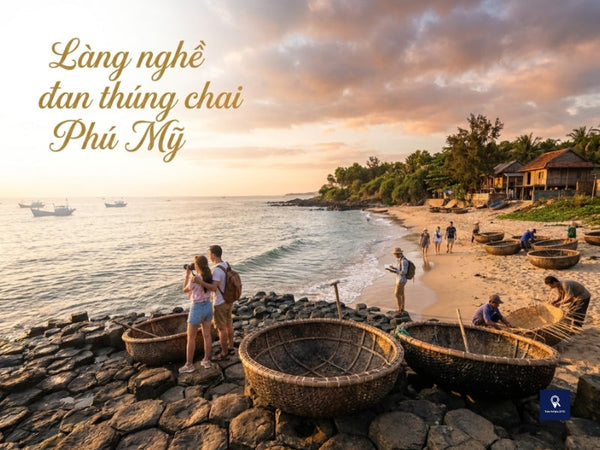 Làng Nghề Đan Thúng Chai Phú Mỹ