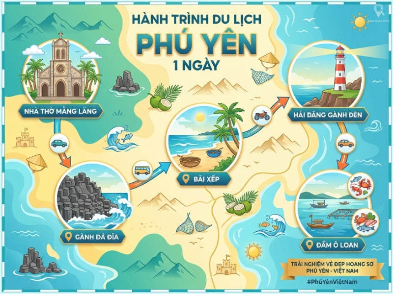 Tour Du Lịch Phú Yên 1 Ngày