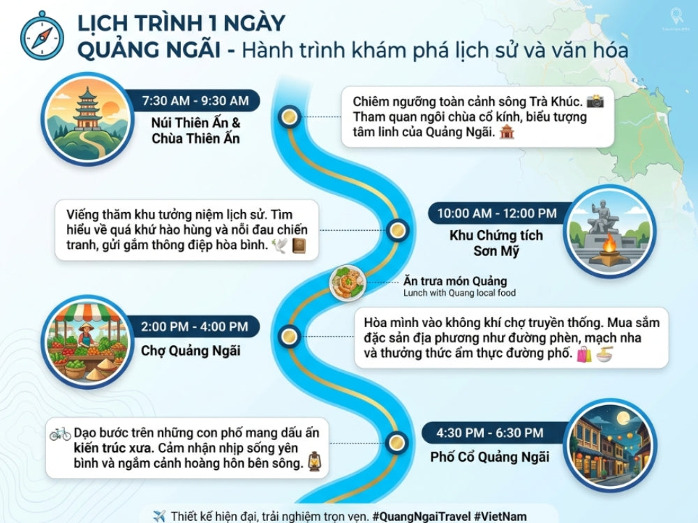 City Tour 1 Ngày Quảng Ngãi