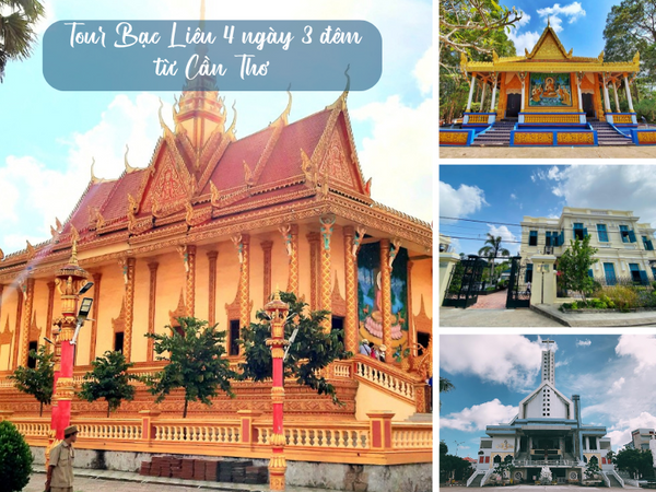 Tour Bạc Liêu 4 ngày 3 đêm từ Cần Thơ