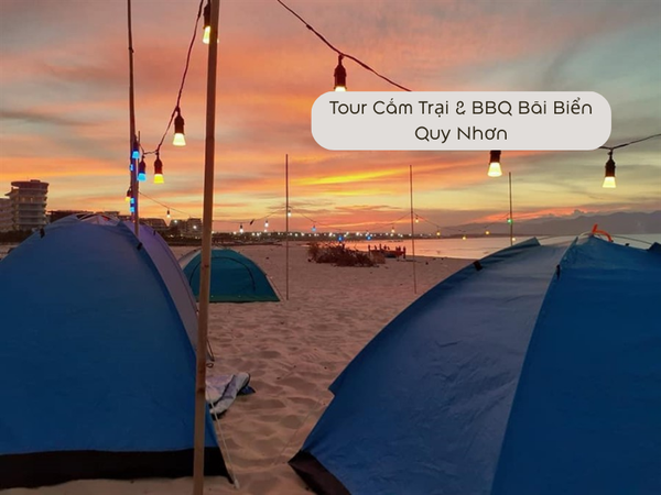 Tour Cắm Trại & BBQ Bãi Biển Quy Nhơn 1 ngày 
