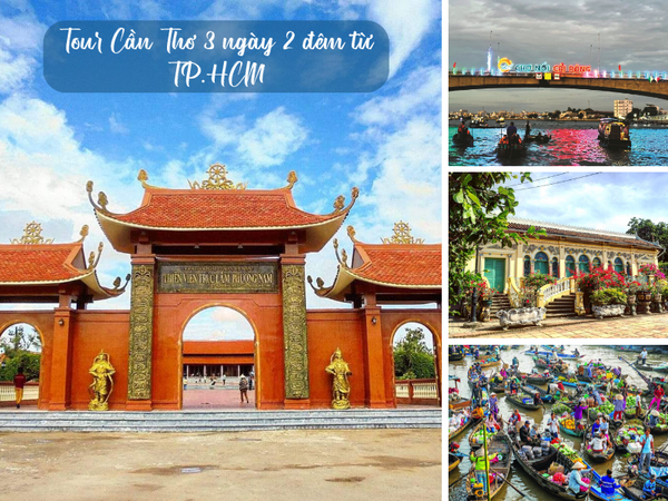 Tour Cần Thơ 3 ngày 2 đêm từ TP.HCM