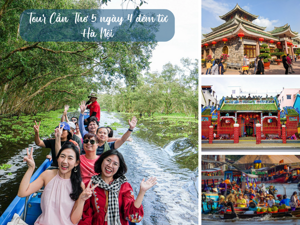 Tour Cần Thơ 5 ngày 4 đêm từ Hà Nội