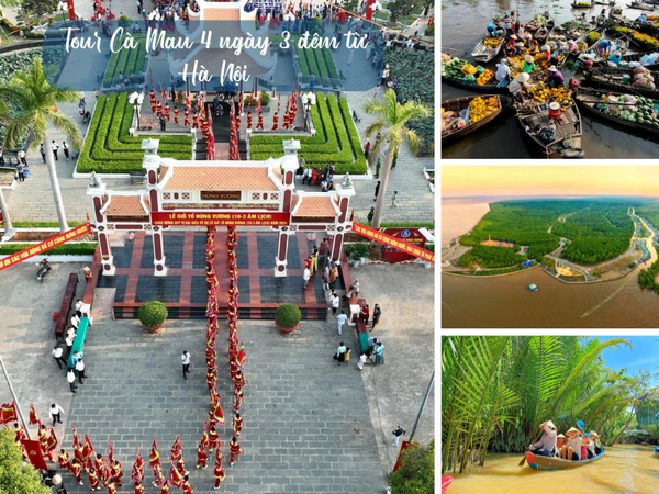 Tour Cà Mau 4 ngày 3 đêm từ Hà Nội