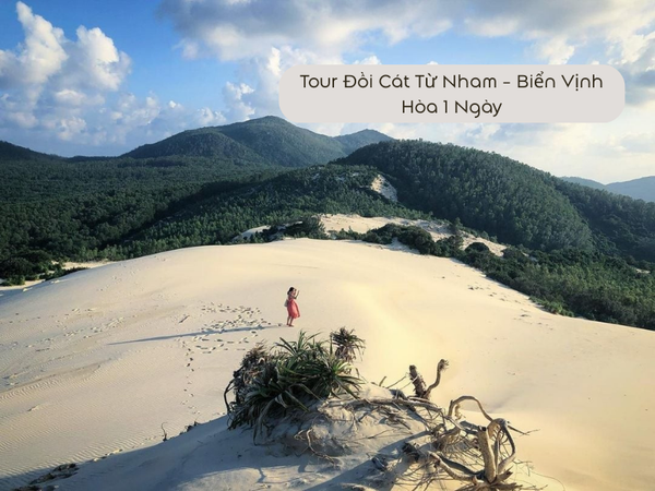 Tour Đồi Cát Từ Nham - Biển Vịnh Hòa 1 Ngày