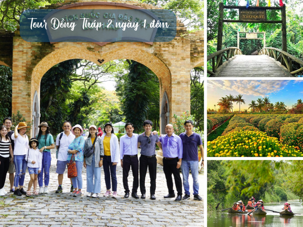 Tour Đồng Tháp 2 ngày 1 đêm