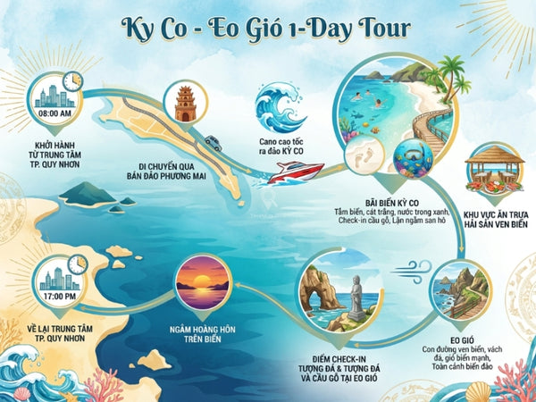 Tour Kỳ Co - Eo Gió 1 Ngày