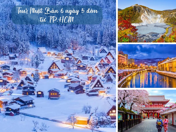 Tour Nhật Bản 6 ngày 5 đêm từ TP.HCM