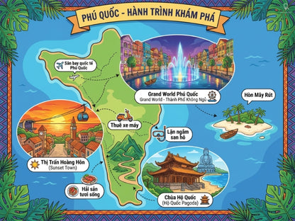 Tour Phú Quốc 2 Ngày 1 Đêm