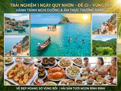 Tour Quy Nhơn Đề Gi - Vũng Bồi 1 Ngày