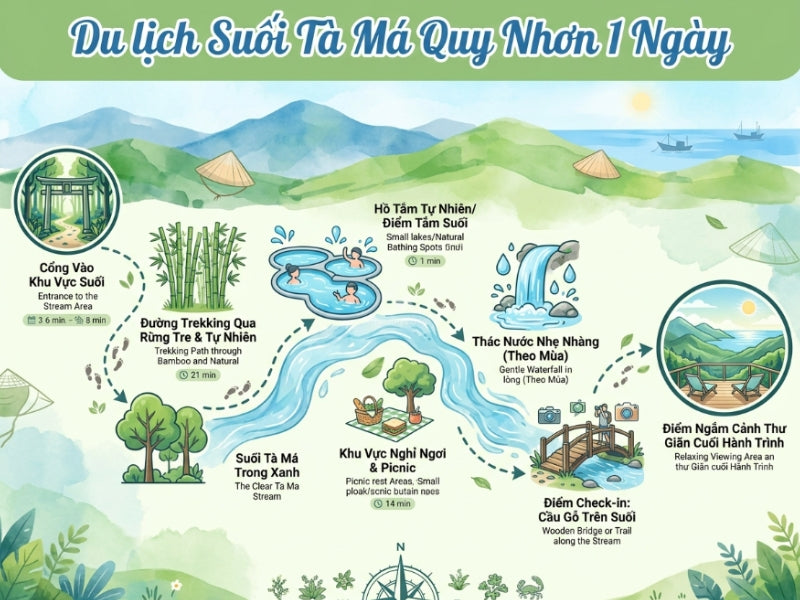 Tour Suối Tà Má Quy Nhơn 1 Ngày