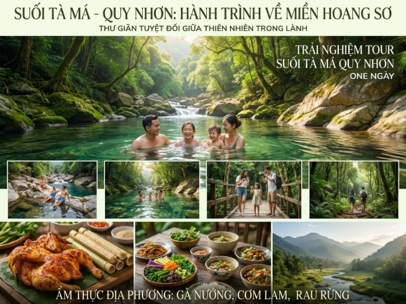 Tour Suối Tà Má Quy Nhơn 1 Ngày