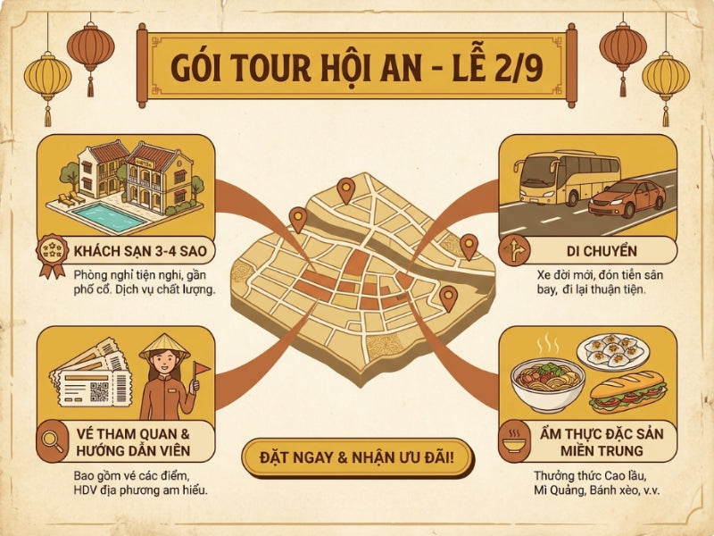 Tour Nghỉ Lễ 2/9 Hội An