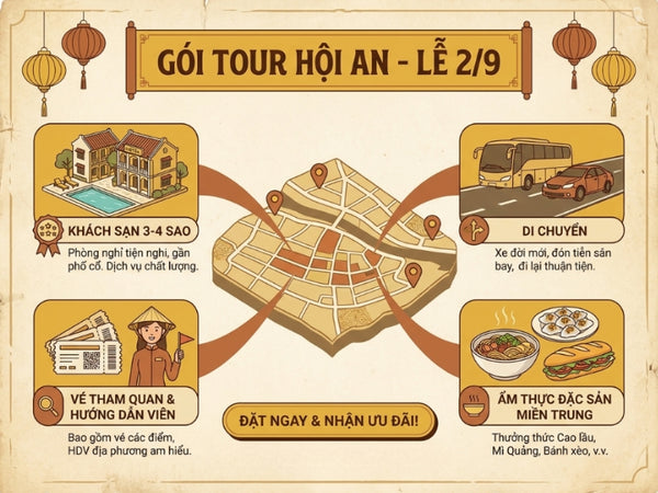 Tour Nghỉ Lễ 2/9 Hội An