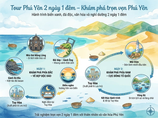 Tour Phú Yên 2 Ngày 1 Đêm