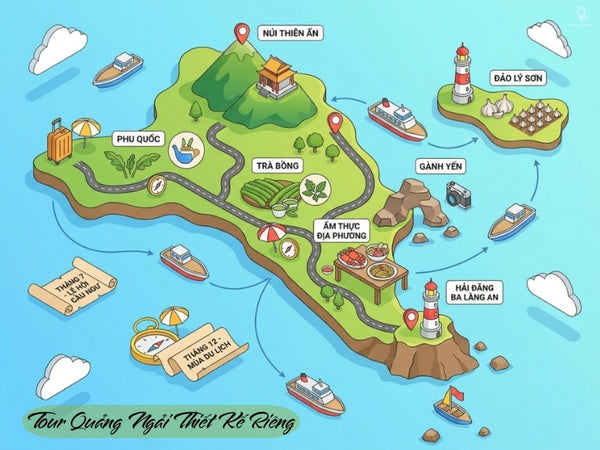 Tour Thiết Kế Theo Yêu Cầu Quảng Ngãi