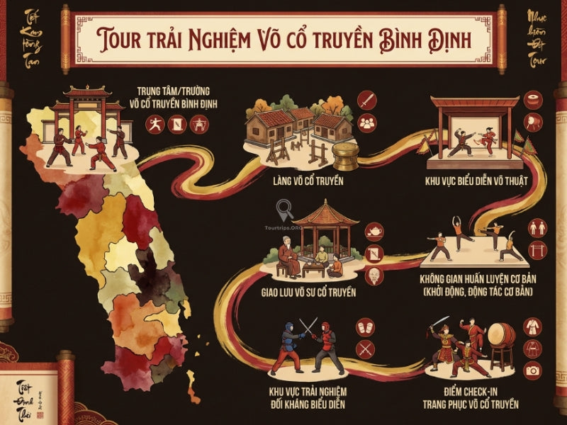 Tour Trải Nghiệm Võ Cổ Truyền Bình Định