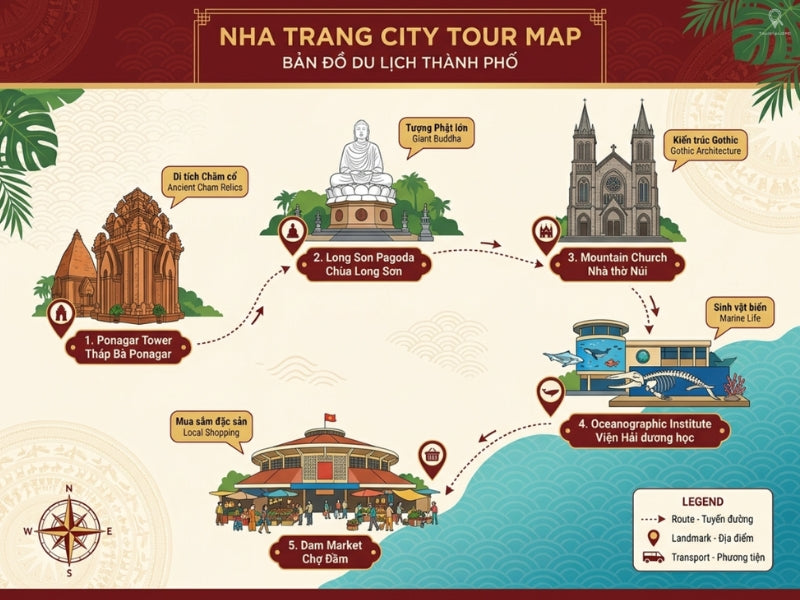 City Tour 1 Ngày Tại Nha Trang