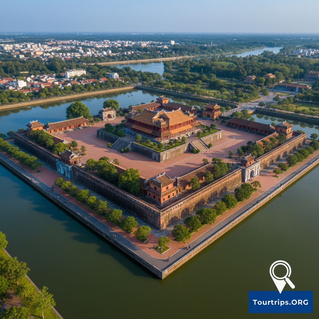 Tour Đại Nội Aerial View
