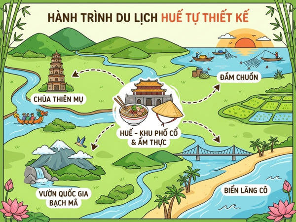 Tour Thiết Kế Theo Yêu Cầu Tại Huế