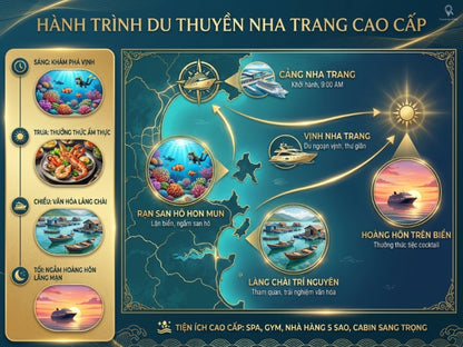 Tour Trải Nghiệm Du Thuyển Tại Nha Trang
