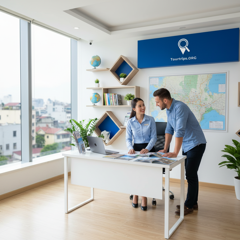 Văn phòng Tourtrips 1 Dịch Vụ Book Tour Theo Yêu Cầu